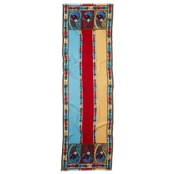 The Metropolitan Museum of Art Scarves & Wraps*Paisley Border Striped Oblong Wool Scarf