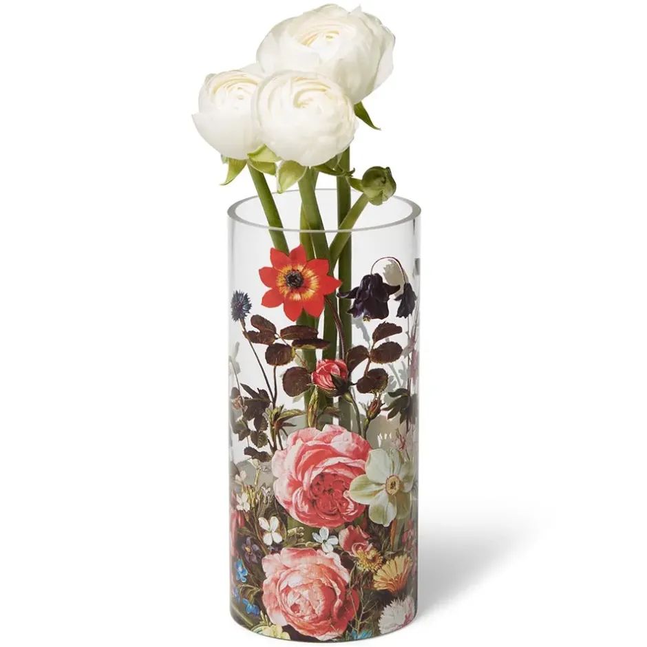The Metropolitan Museum of Art Decorative Accents*Peeters Bouquet Of Flowers Glass Vase