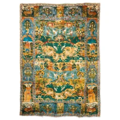 The Metropolitan Museum of Art Scarves & Wraps*Persian Pictorial Textile Oversize Oblong Scarf