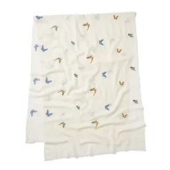 The Metropolitan Museum of Art Scarves & Wraps*Qing Embroidered Butterflies Oblong Scarf