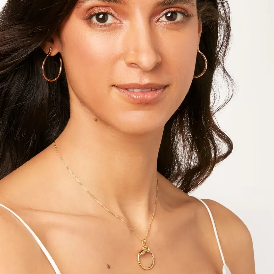 The Metropolitan Museum of Art Earrings*Serpentine Hoop Earrings