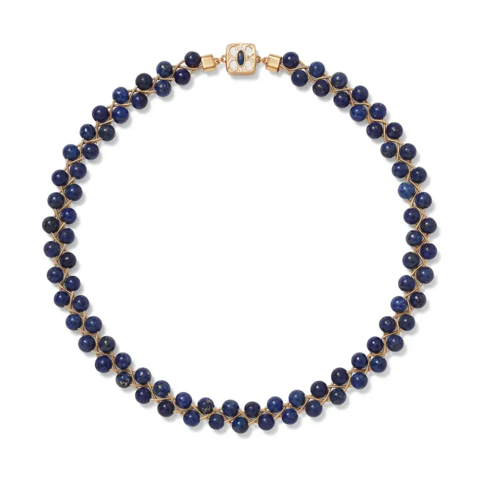 The Metropolitan Museum of Art Necklaces*Spanish Baldric Lapis Braided Necklace