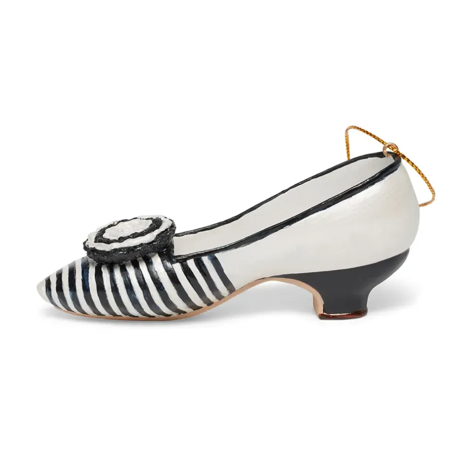 The Metropolitan Museum of Art Ornaments*Striped Evening Slipper Shoe Ornament