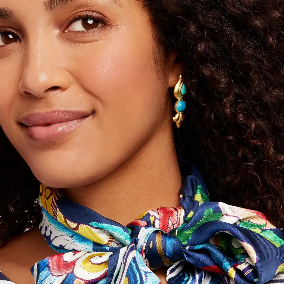The Metropolitan Museum of Art Earrings*Tibetan Turquoise Drop Earrings