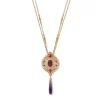 The Metropolitan Museum of Art Necklaces*Turkish Amethyst Long Pendant Necklace