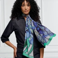 The Metropolitan Museum of Art Scarves & Wraps*Van Gogh Irises Oblong Silk Scarf
