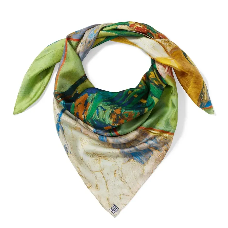 The Metropolitan Museum of Art Scarves & Wraps*Van Gogh Oleanders Oversize Square Silk Scarf