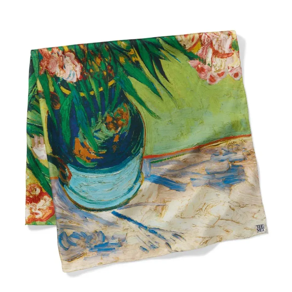 The Metropolitan Museum of Art Scarves & Wraps*Van Gogh Oleanders Oversize Square Silk Scarf