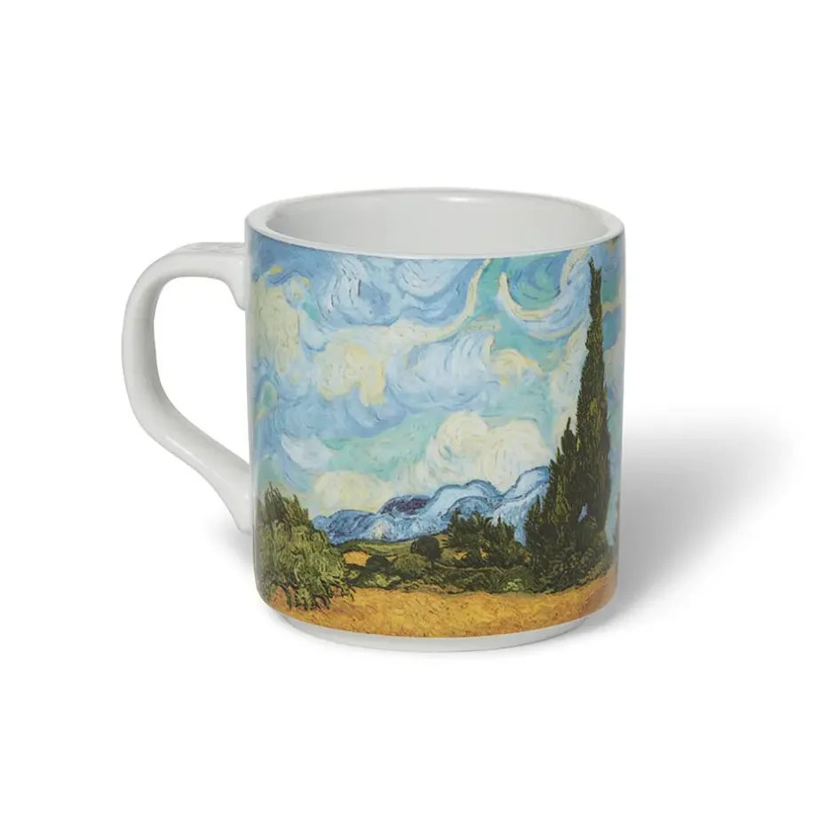 The Metropolitan Museum of Art Tableware*Van Gogh Wheat Field With Cypresses Mug