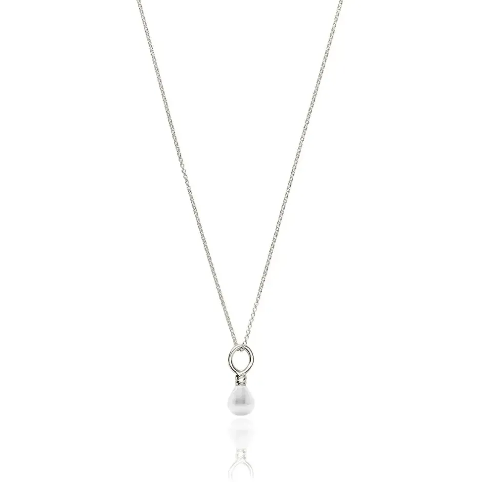 The Metropolitan Museum of Art Necklaces*Venus Pearl Silver Pendant Necklace, White