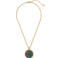 The Metropolitan Museum of Art Necklaces*William Morris Blackthorn Enamel Pendant Necklace