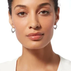The Metropolitan Museum of Art Earrings*Wrapped Chevron Huggie Earrings
