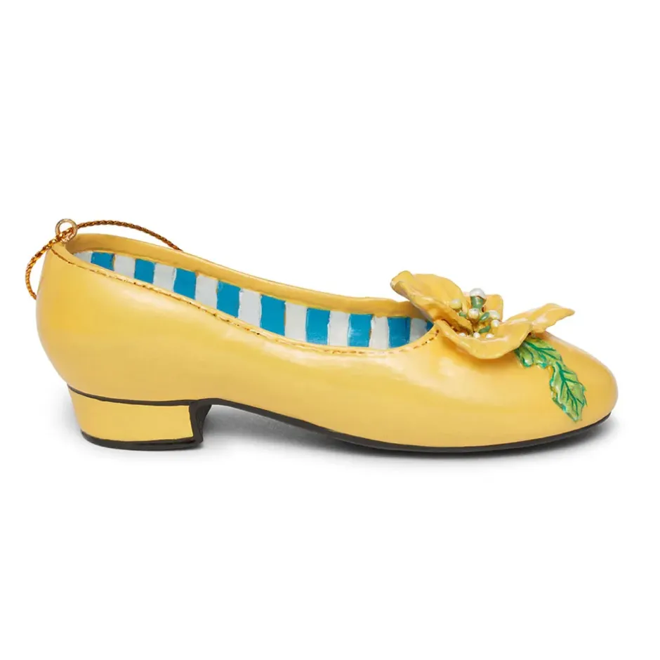 The Metropolitan Museum of Art Ornaments*Yellow Flower Shoe Ornament